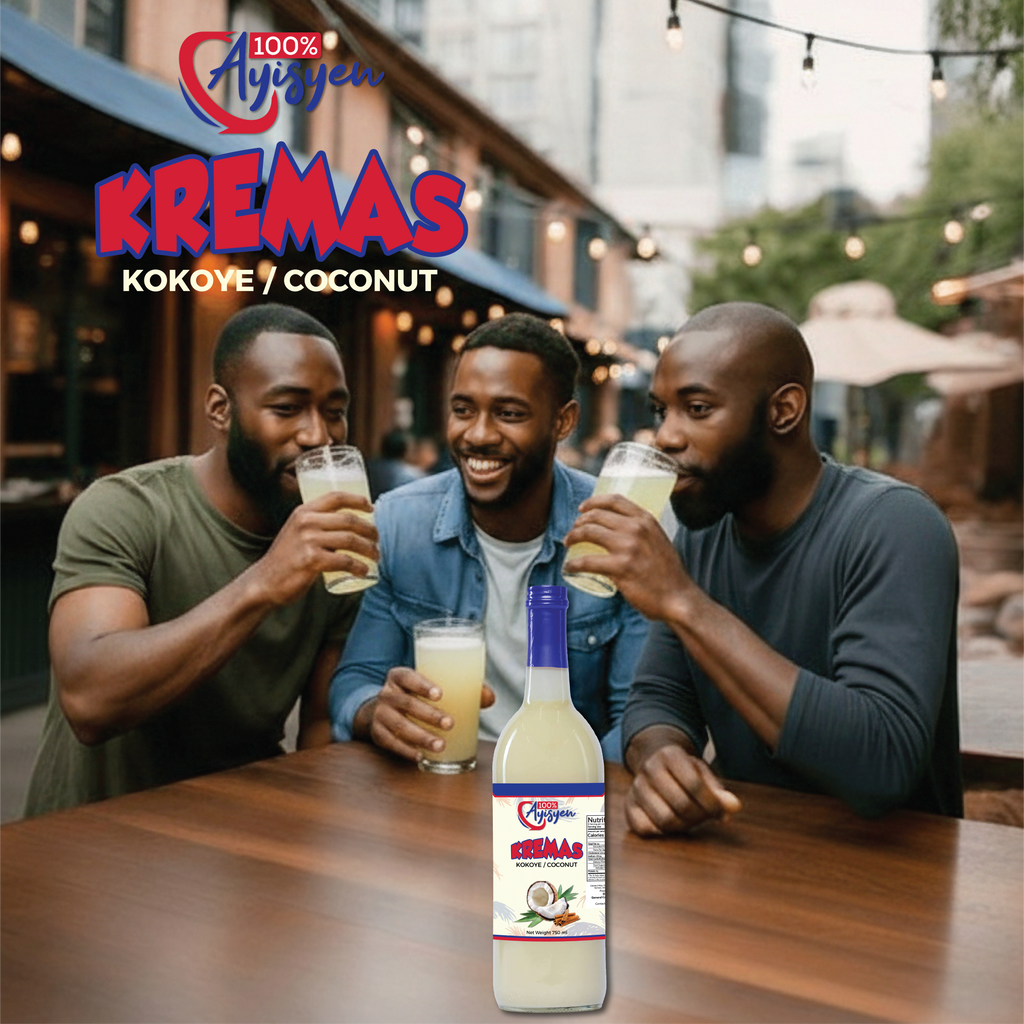 100% Ayisyen Kremas – Kokoye (Coconut) | 750 ml