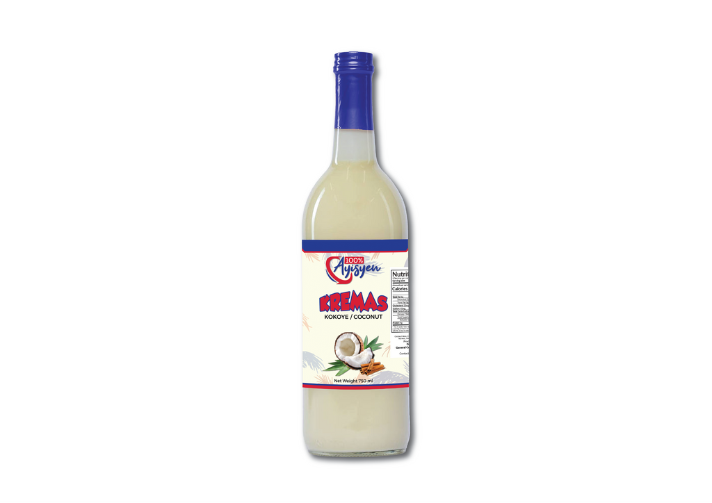100% Ayisyen Kremas – Kokoye (Coconut) | 750 ml